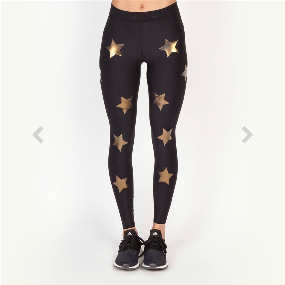 Brand New With Tags Ultracor Gold Star Leggings ✨